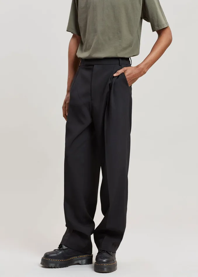 Men Beo Suit Pants 8211 Black The Frankie Shop Bottoms