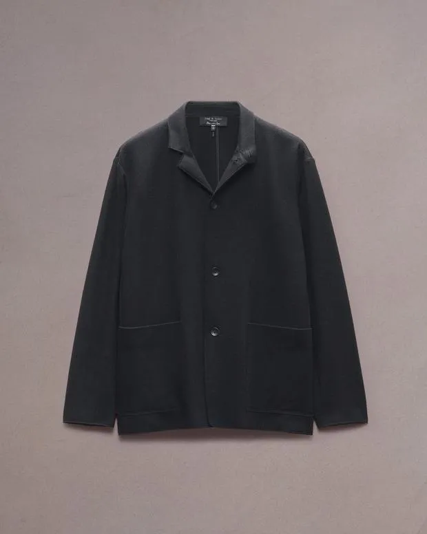 Men Blazers Rag and Bone Gramercy Wool Blazer Black