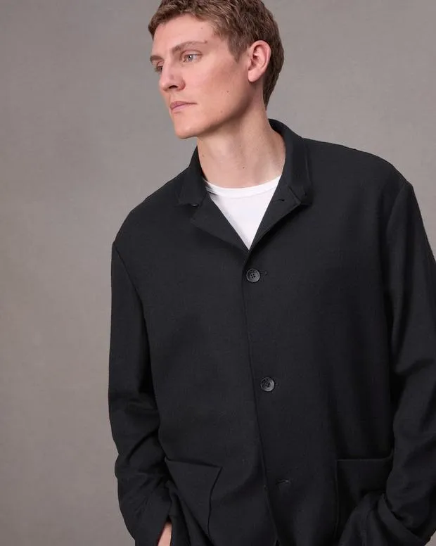 Men Blazers Rag and Bone Gramercy Wool Blazer Black