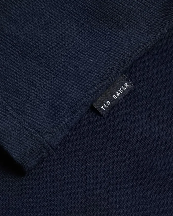 Men BRONI 8211 Short Sleeve Branded TShirt Navy Ted Baker Tops Men BRONI 8211 Short Sleeve Branded TShirt Navy Ted Baker Tops