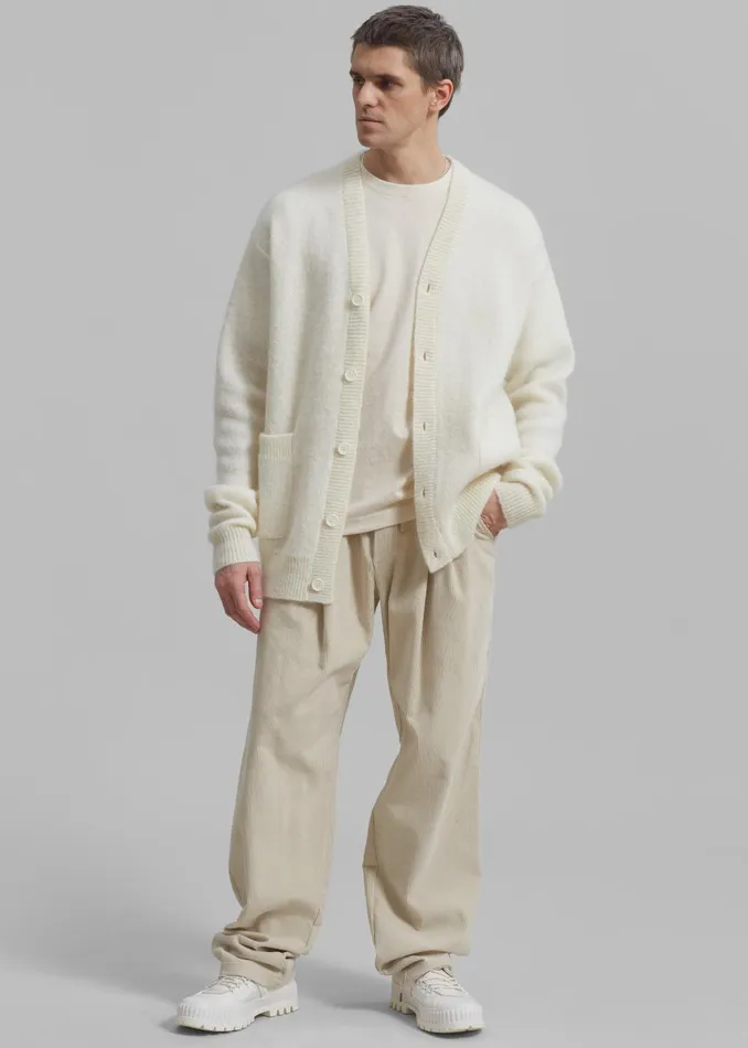Men Camden Corduroy Pants 8211 Cream The Frankie Shop Bottoms