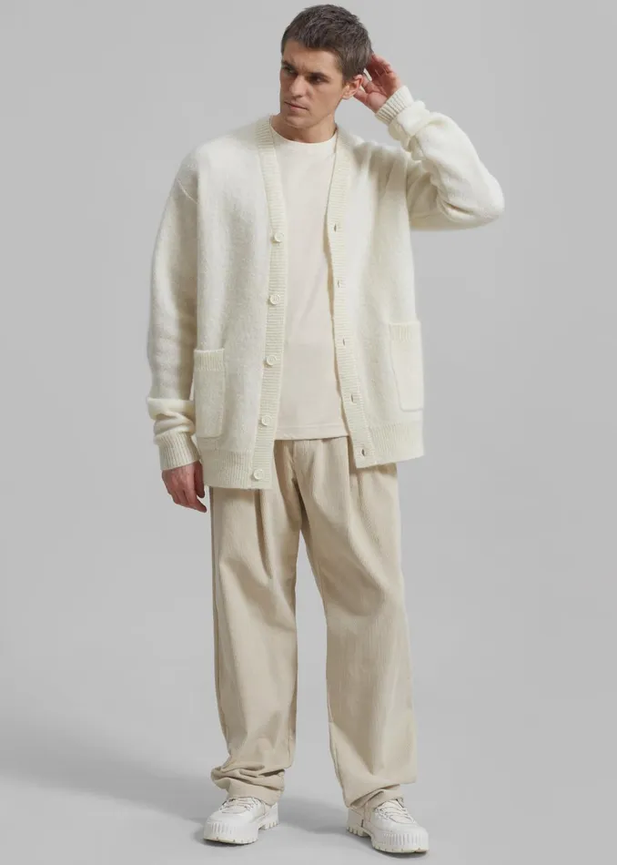 Men Camden Corduroy Pants 8211 Cream The Frankie Shop Bottoms