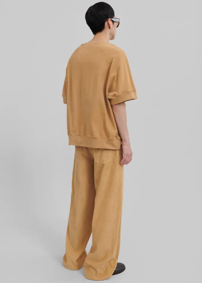 Men Caz Boxy Tee 8211 Camel The Frankie Shop Tops