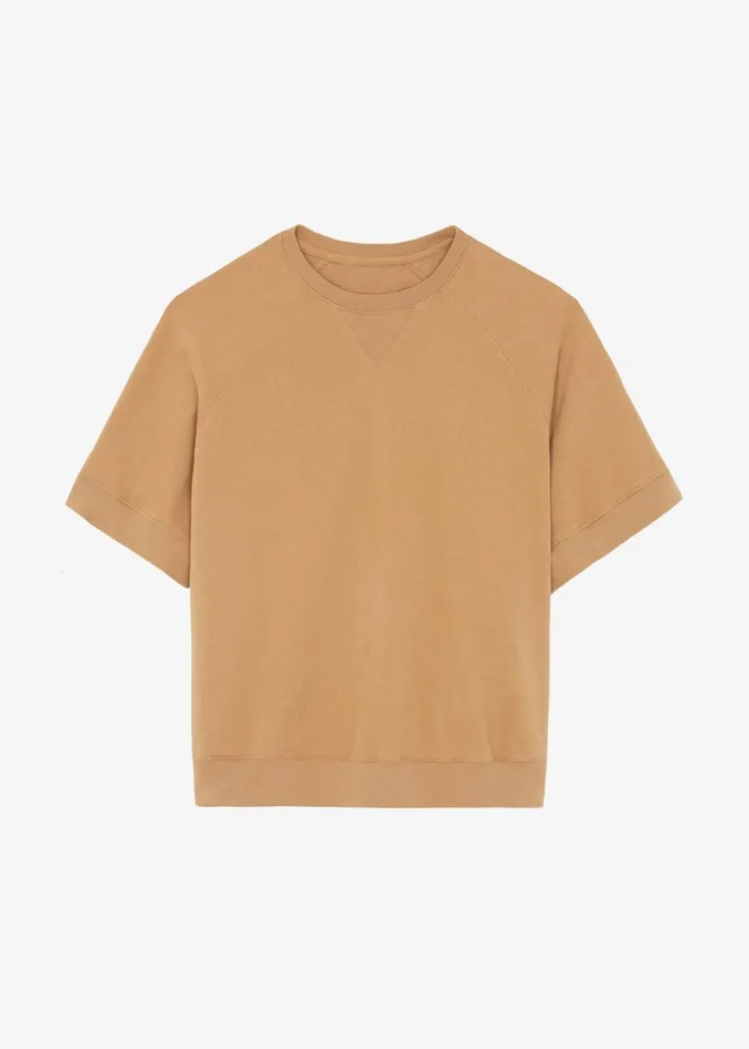 Men Caz Boxy Tee 8211 Camel The Frankie Shop Tops
