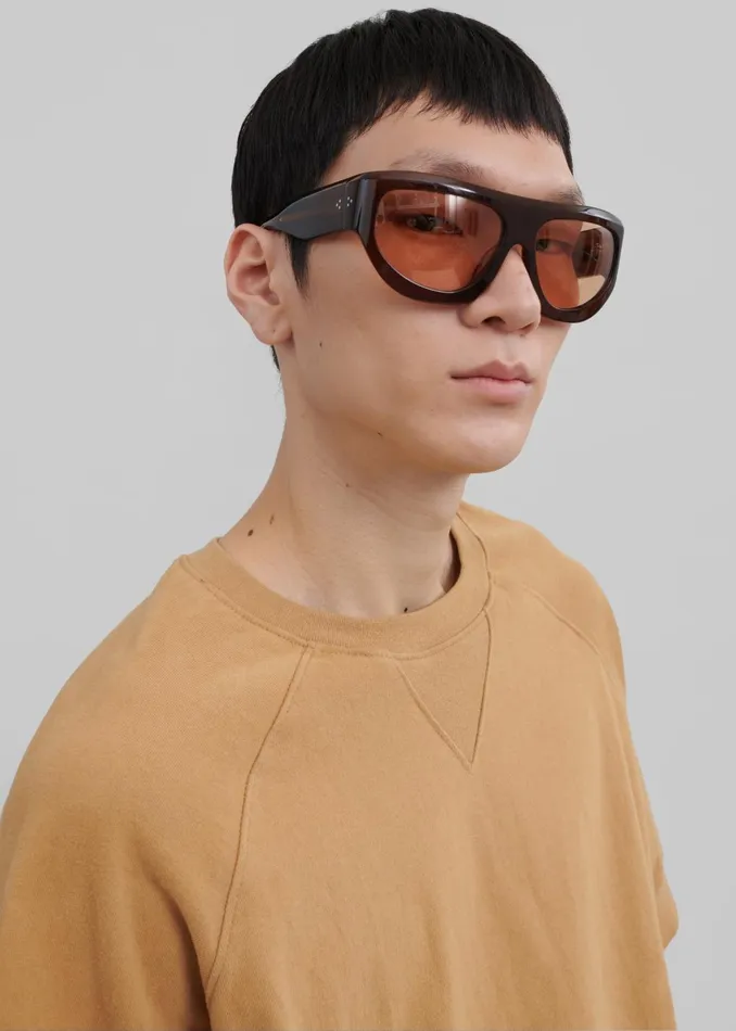 Men Caz Boxy Tee 8211 Camel The Frankie Shop Tops
