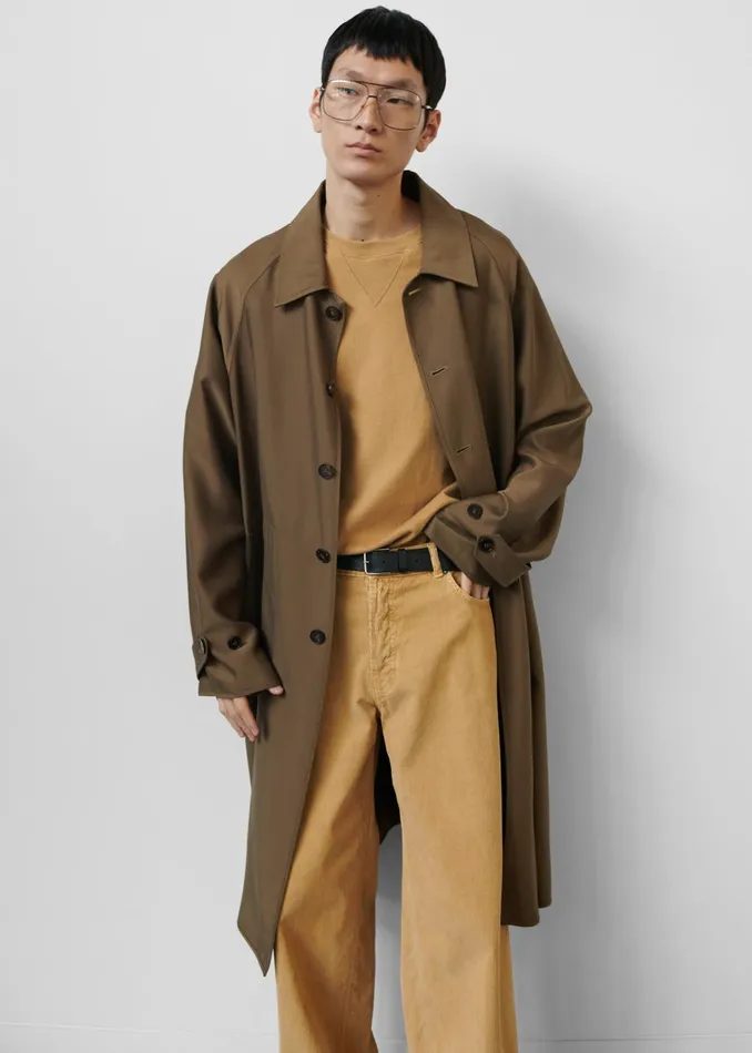 Men Caz Boxy Tee 8211 Camel The Frankie Shop Tops