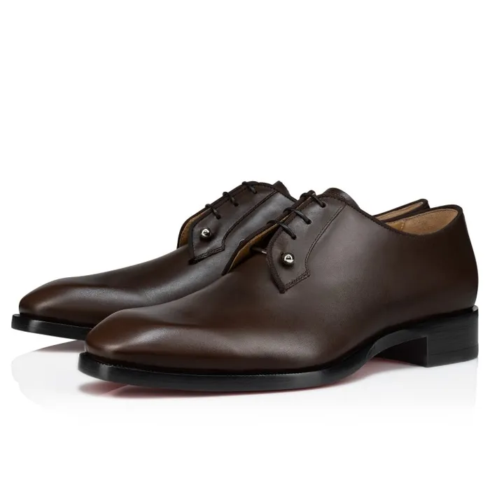 Men Chambeliss Derbies 8211 Calf Leather 8211 Cosme Christian Louboutin Buckles and Laceups