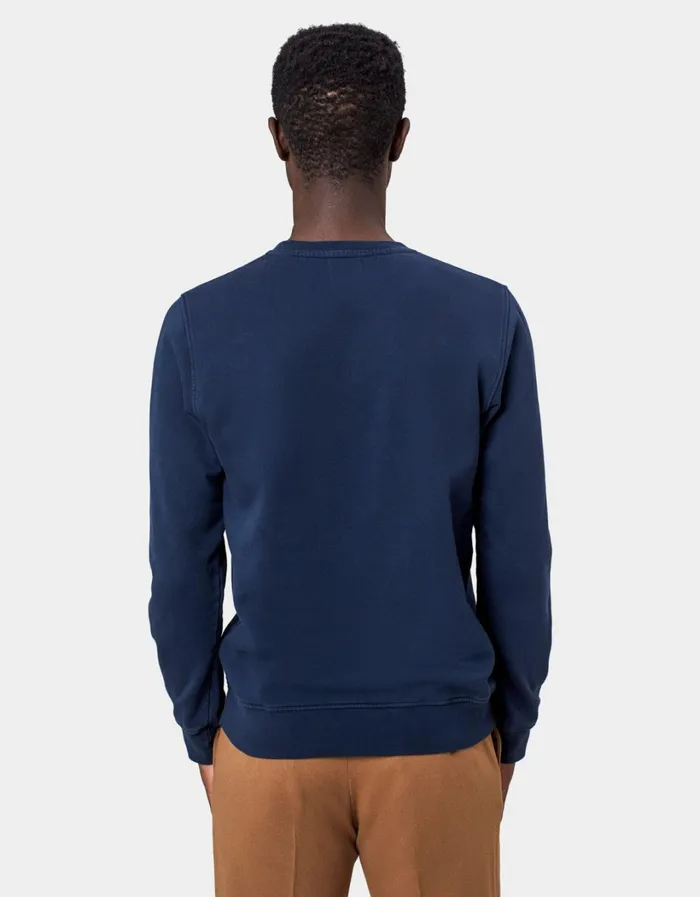 Men Classic Organic Crew Hunter Green Colorful Standard Crewneck Sweatshirts