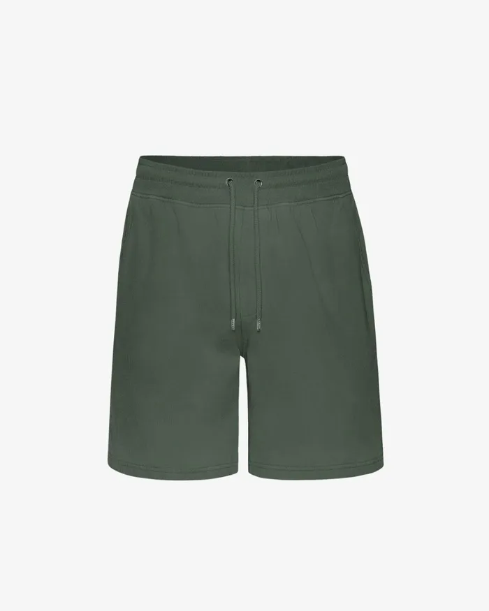 Men Classic Organic Sweatshorts Midnight Forest Colorful Standard Shorts