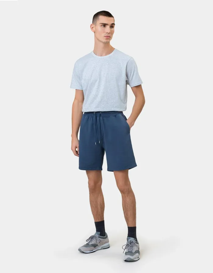 Men Classic Organic Sweatshorts Oyster Grey Colorful Standard Shorts