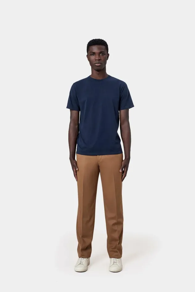 Men Classic Organic Tee Cedar Brown Colorful Standard TShirts