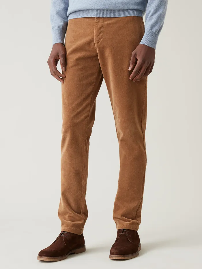 Men Cyrillus Clothing Regular Corduroy Chinos