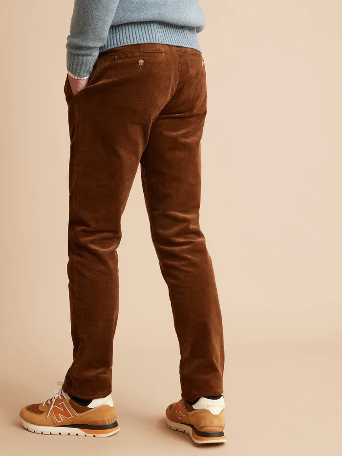 Men Cyrillus Clothing Regular Corduroy Chinos