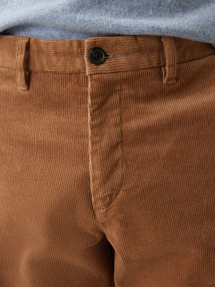 Men Cyrillus Clothing Regular Corduroy Chinos