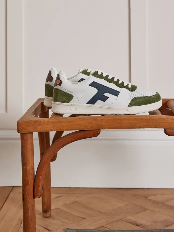 Men Cyrillus Shoes Hazel Trainers 8211 The Faguo Collection Kaki