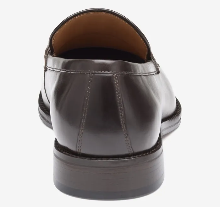 Men Dress Shoes Johnston and Murphy Sullivan Bit Loafer Espresso Italian Calfskin