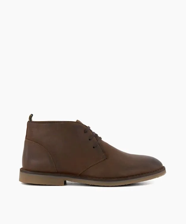 Men Dune London Casual Boots Casual Chukka Boots Brown