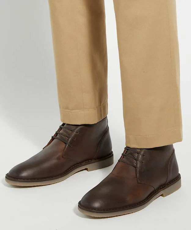 Men Dune London Casual Boots Casual Chukka Boots Brown