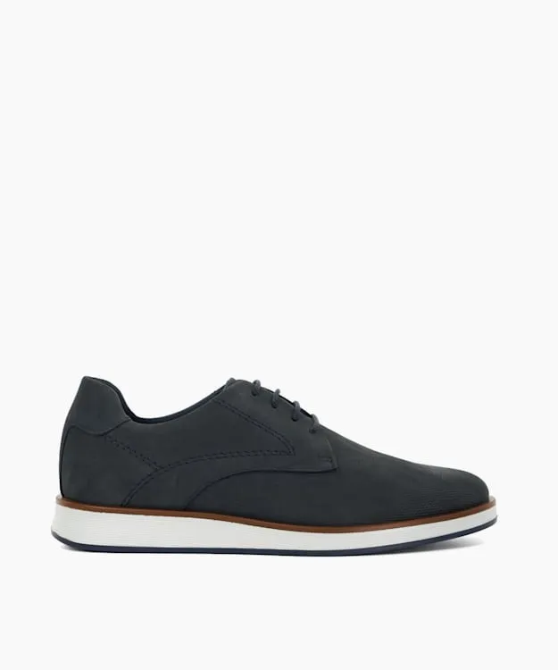 Men Dune London Wide Fit Shoes Wide Fit Lace Up Shoes Blue