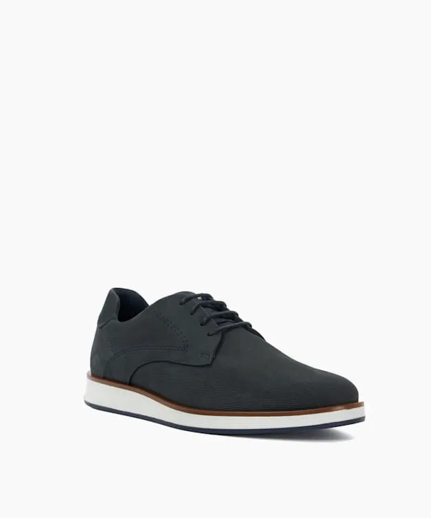 Men Dune London Wide Fit Shoes Wide Fit Lace Up Shoes Blue