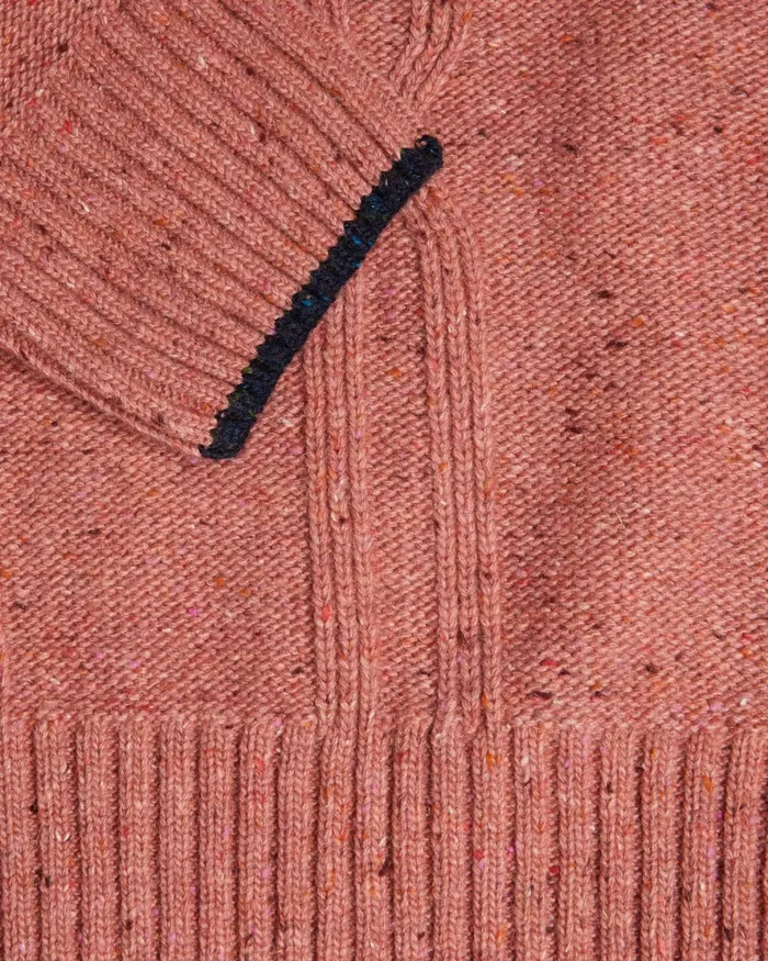 Men ENROE 8211 Crew Neck Jumper With Cable Detail Medium Pink Ted Baker Jumpers and Knitwear Men ENROE 8211 Crew Neck Jumper With Cable Detail Medium Pink Ted Baker Jumpers and Knitwear
