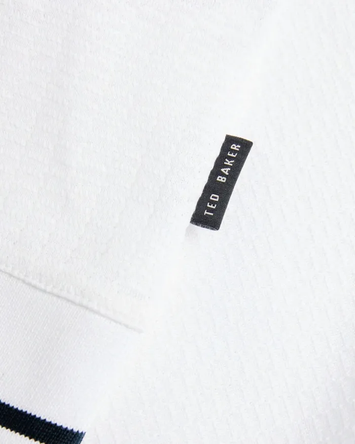 Men ERWEN 8211 Regular Fit Textured Polo Shirt White Ted Baker Tops Men ERWEN 8211 Regular Fit Textured Polo Shirt White Ted Baker Tops