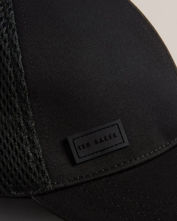 Men ETHANNS 8211 Mesh Baseball Cap Black Ted Baker Hats and Caps