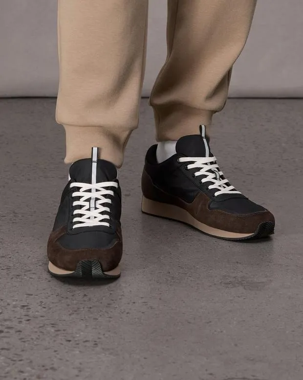 Men Footwear Rag and Bone Pursuit Retro Runner Sneaker Charcoal