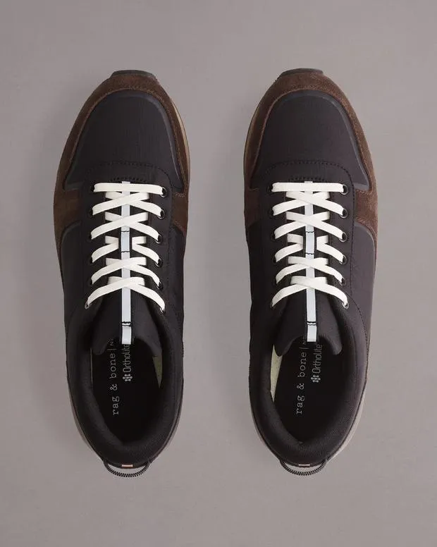 Men Footwear Rag and Bone Pursuit Retro Runner Sneaker Charcoal