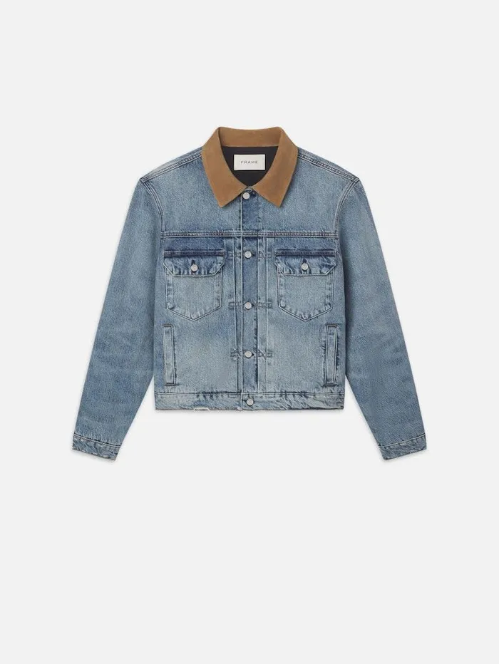 Men FRAME Denim Jackets Vintage Denim Jacket