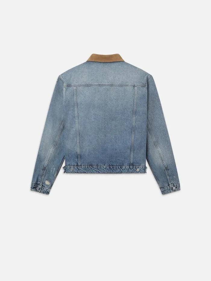 Men FRAME Denim Jackets Vintage Denim Jacket Men FRAME Denim Jackets Vintage Denim Jacket