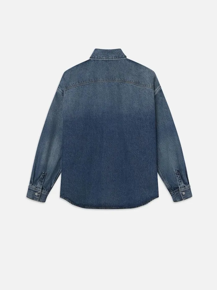 Men FRAME Denim Shirts Relaxed Denim Shirt Men FRAME Denim Shirts Relaxed Denim Shirt