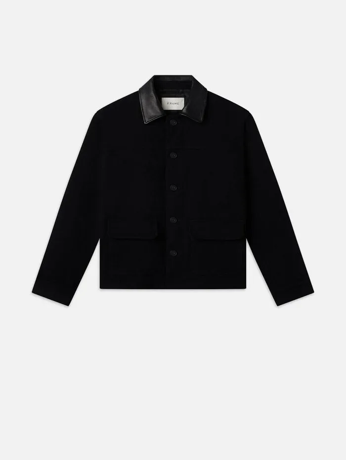 Men FRAME Jackets and Coats Woolen Workwear Jacket