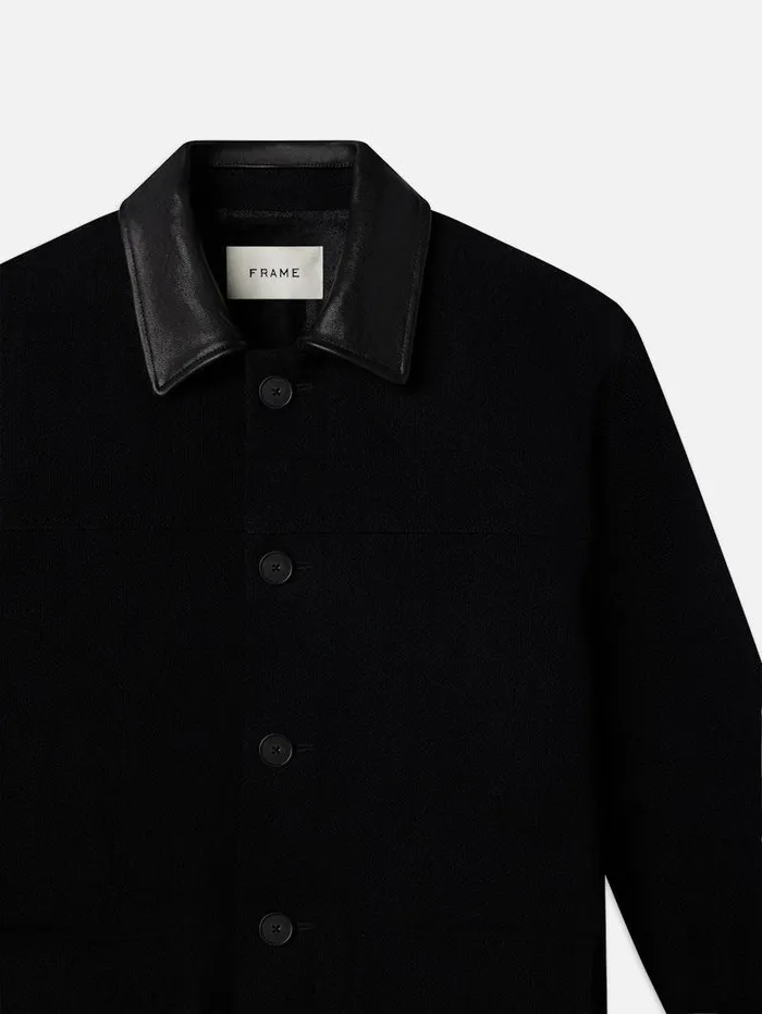 Men FRAME Jackets and Coats Woolen Workwear Jacket Men FRAME Jackets and Coats Woolen Workwear Jacket