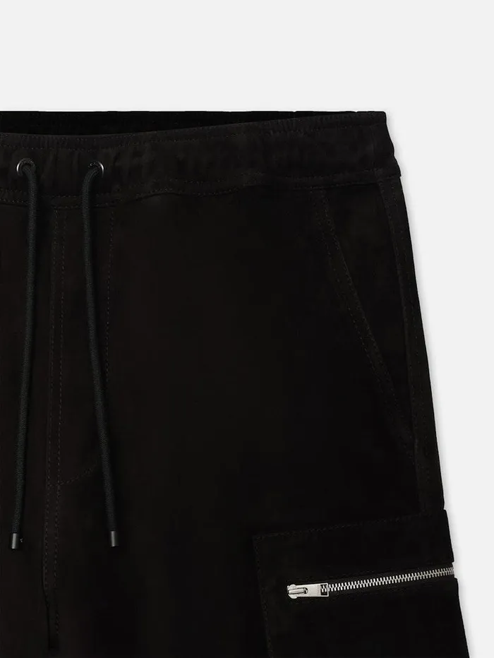 Men FRAME Leather and Suede Suede Cargo Shorts Men FRAME Leather and Suede Suede Cargo Shorts
