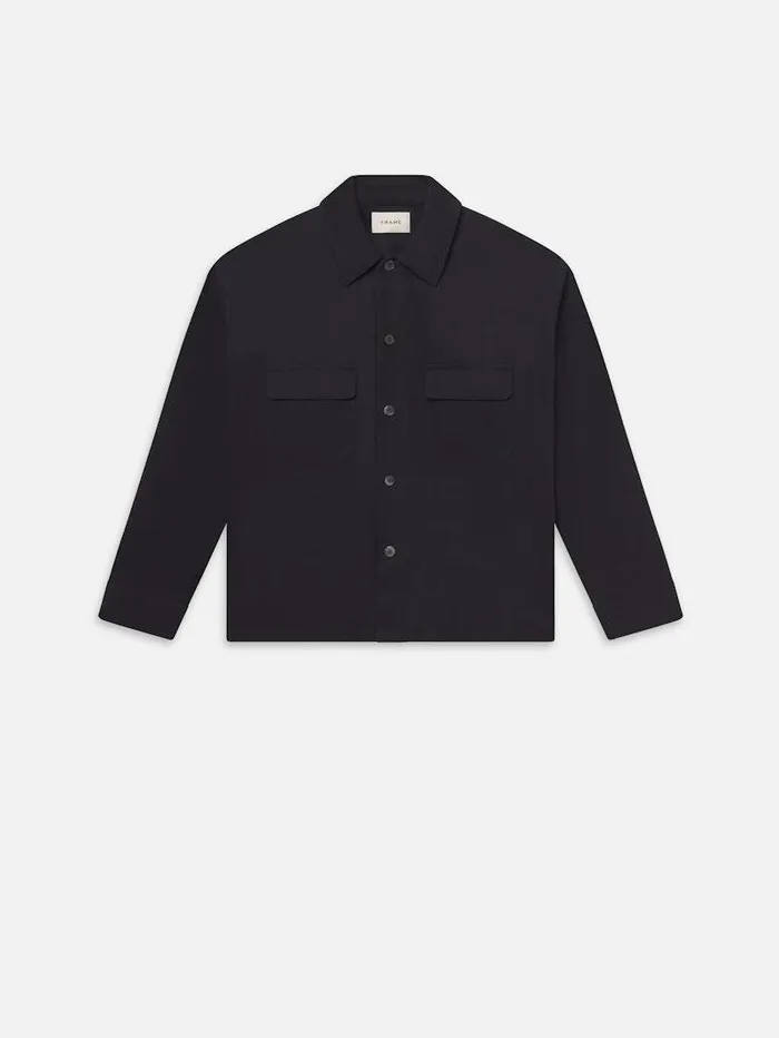 Men FRAME Shirts Double Pocket Over Shirt