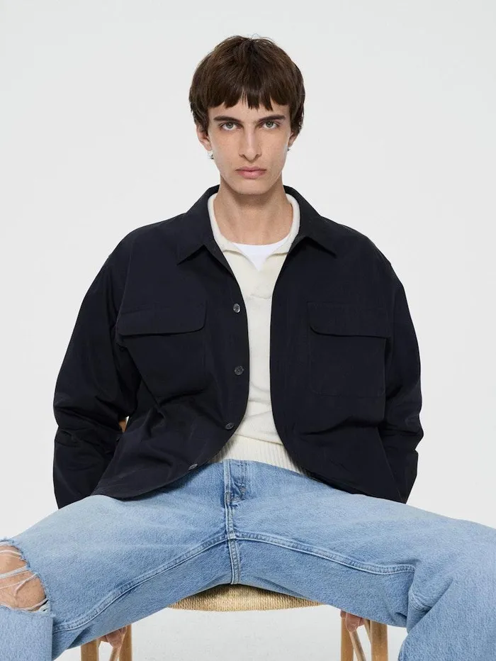 Men FRAME Shirts Double Pocket Over Shirt Men FRAME Shirts Double Pocket Over Shirt