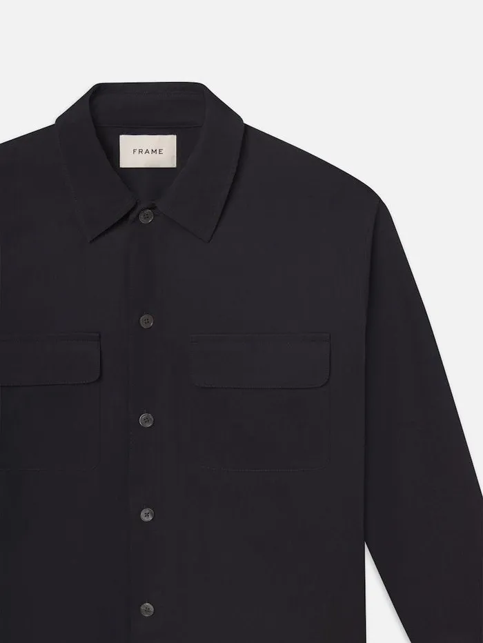 Men FRAME Shirts Double Pocket Over Shirt Men FRAME Shirts Double Pocket Over Shirt