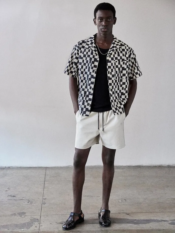 Men FRAME Shirts Vintage Print Shirt Men FRAME Shirts Vintage Print Shirt