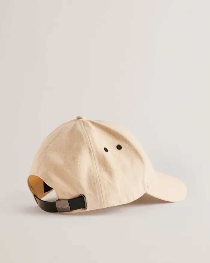 Men FREDDS 8211 Branded Cap With Leather Strap White Ted Baker Hats and Caps