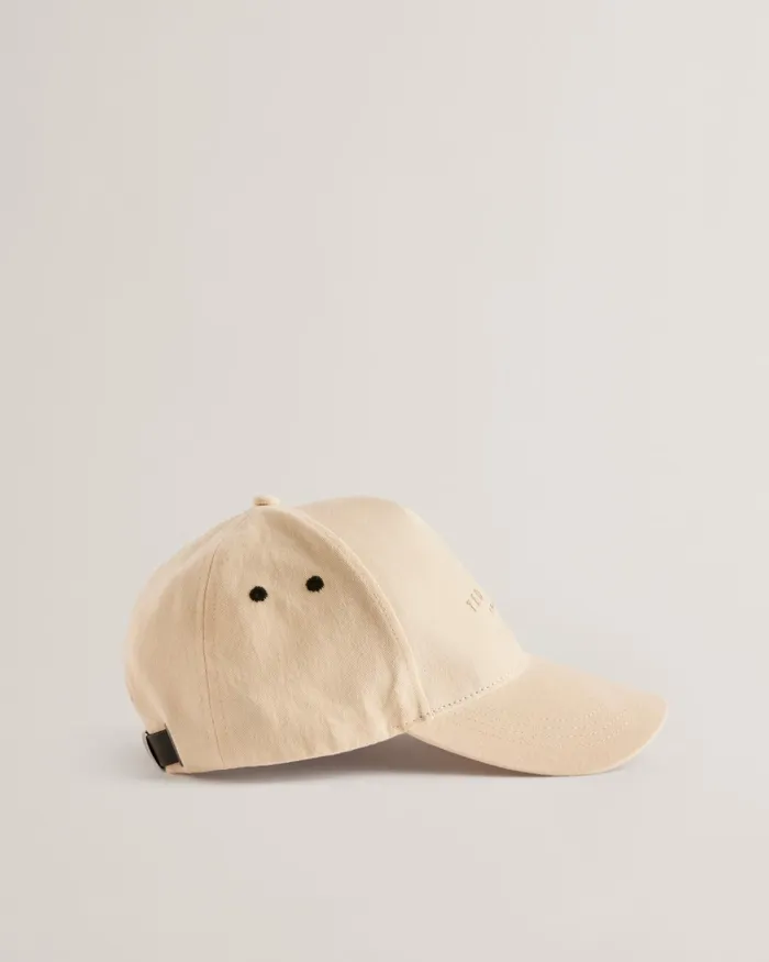 Men FREDDS 8211 Branded Cap With Leather Strap White Ted Baker Hats and Caps