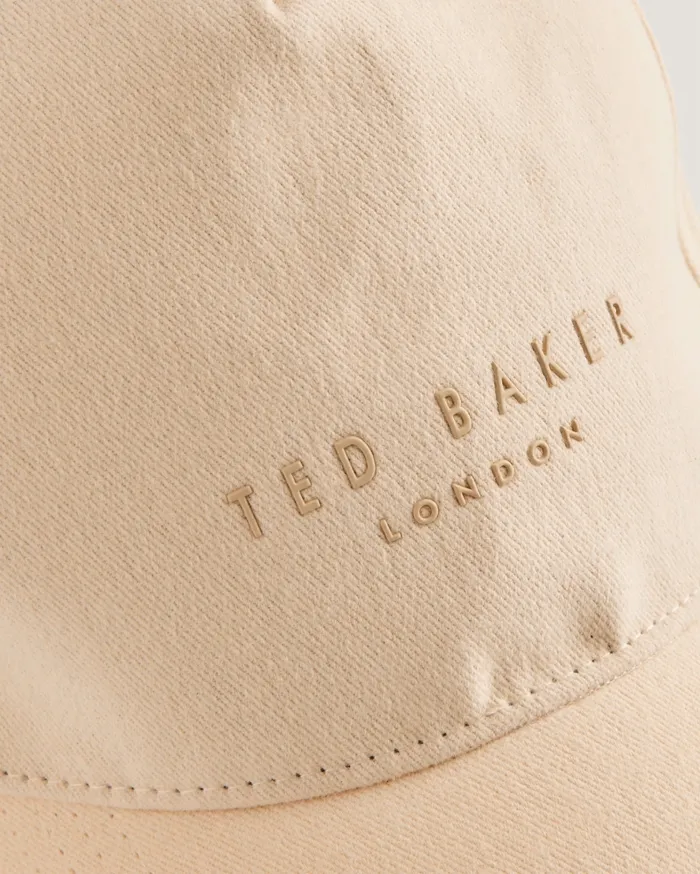 Men FREDDS 8211 Branded Cap With Leather Strap White Ted Baker Hats and Caps