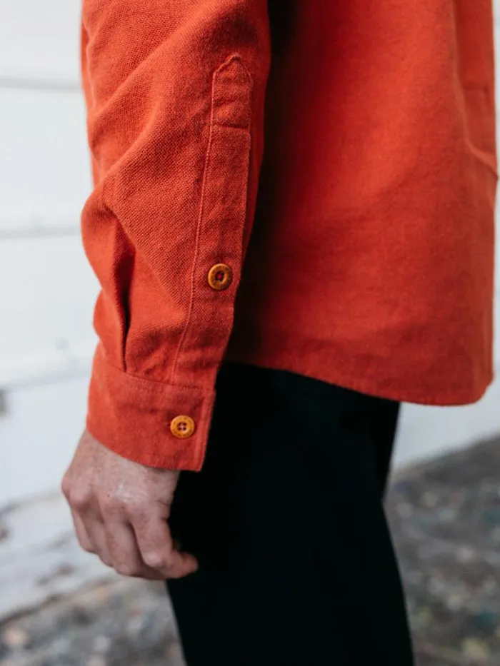 Men Gylly Shirt Dark Rosewood Finisterre Shirts