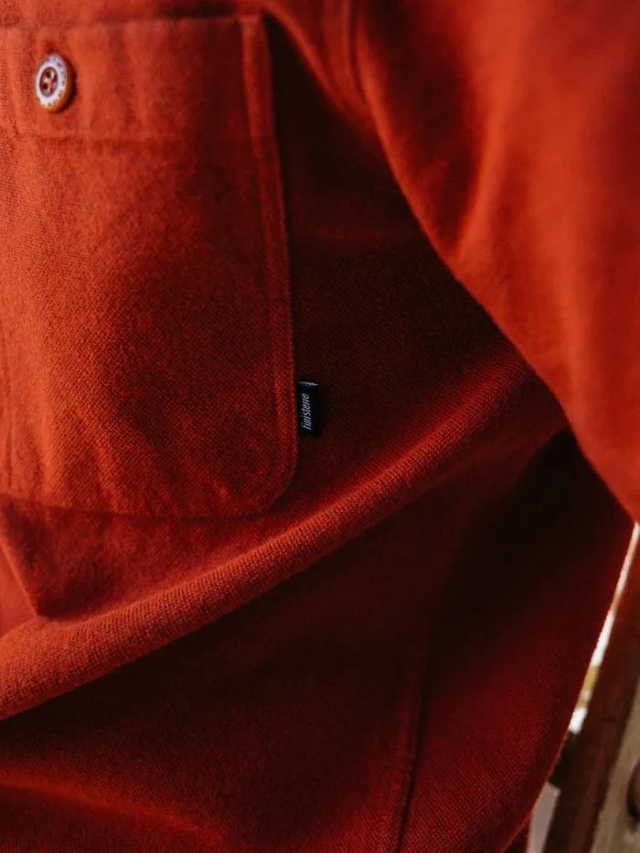 Men Gylly Shirt Dark Rosewood Finisterre Shirts