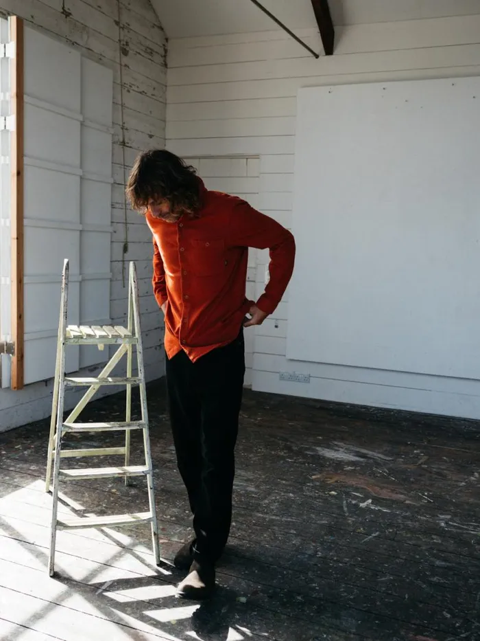 Men Gylly Shirt Dark Rosewood Finisterre Shirts