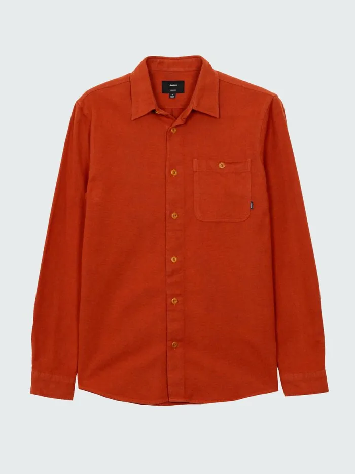 Men Gylly Shirt Dark Rosewood Finisterre Shirts