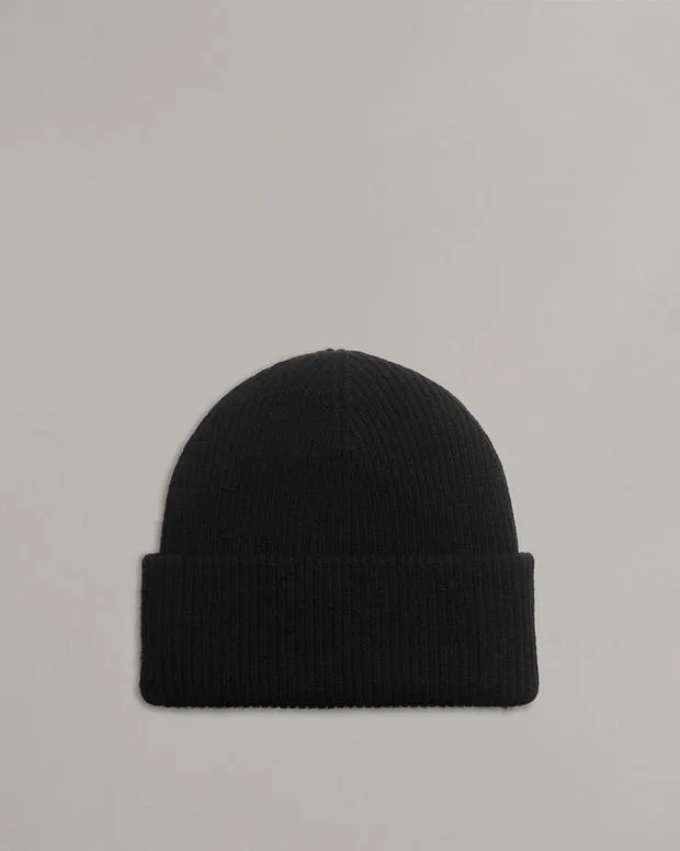 Men Hats and Gloves Rag and Bone Downing Cashmere Beanie Black