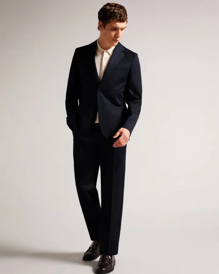 Men HEDDONJ 8211 Single Breasted Jacket Navy Ted Baker Coats and Jackets