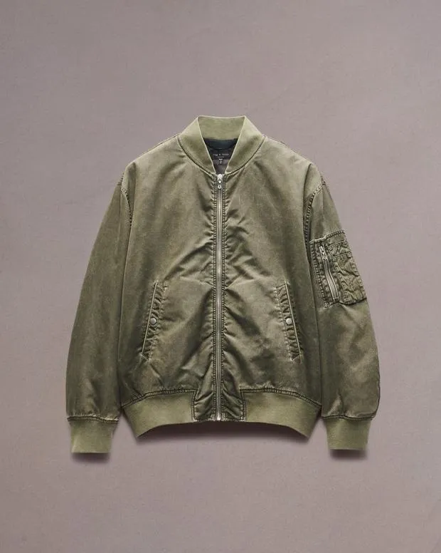 Men Jackets and Coats Rag and Bone Manston Bomber Jacket Army