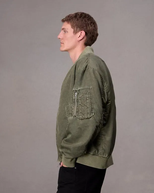 Men Jackets and Coats Rag and Bone Manston Bomber Jacket Army